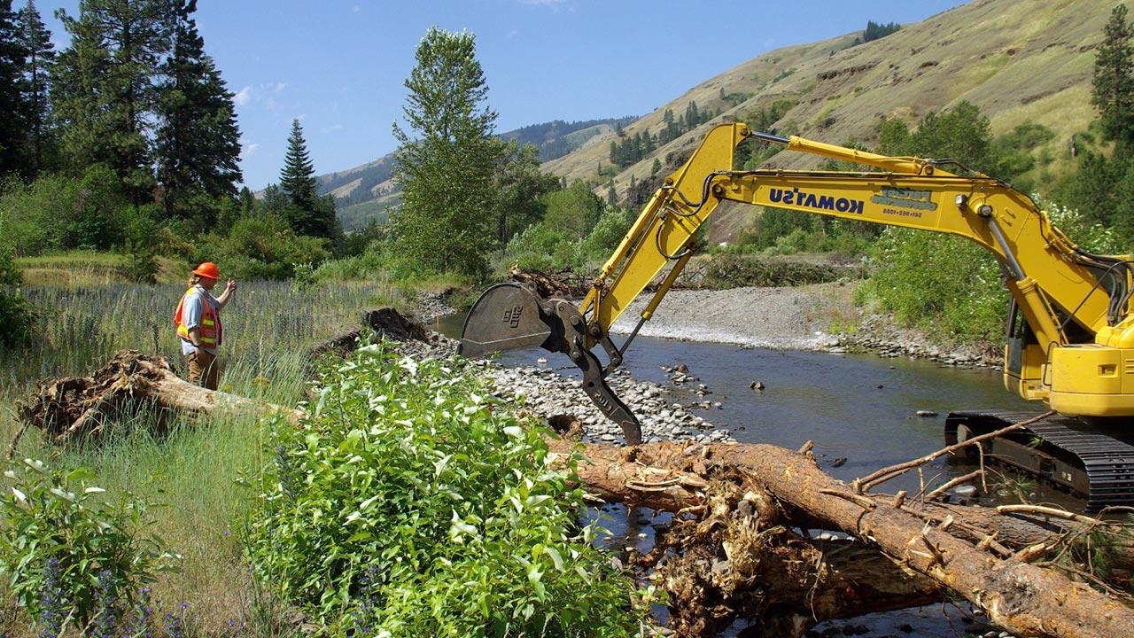 Watershed and stream restoration project completed for lower 11 miles of the Meacham Creek watershed